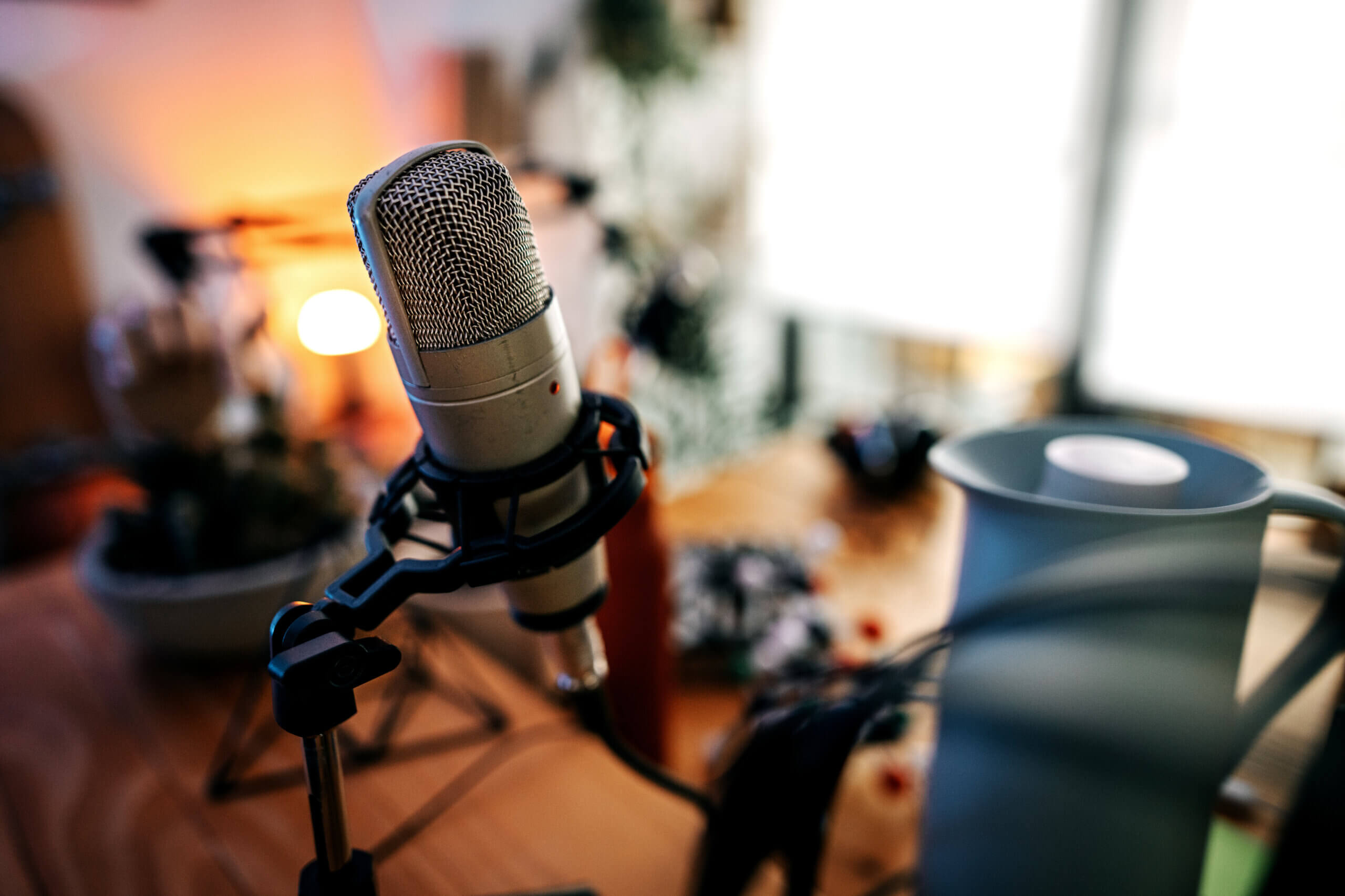 Microphone to record podcast in studio